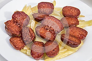 Chorizo Ã¢â¬â¹Ã¢â¬â¹with Potatoes photo